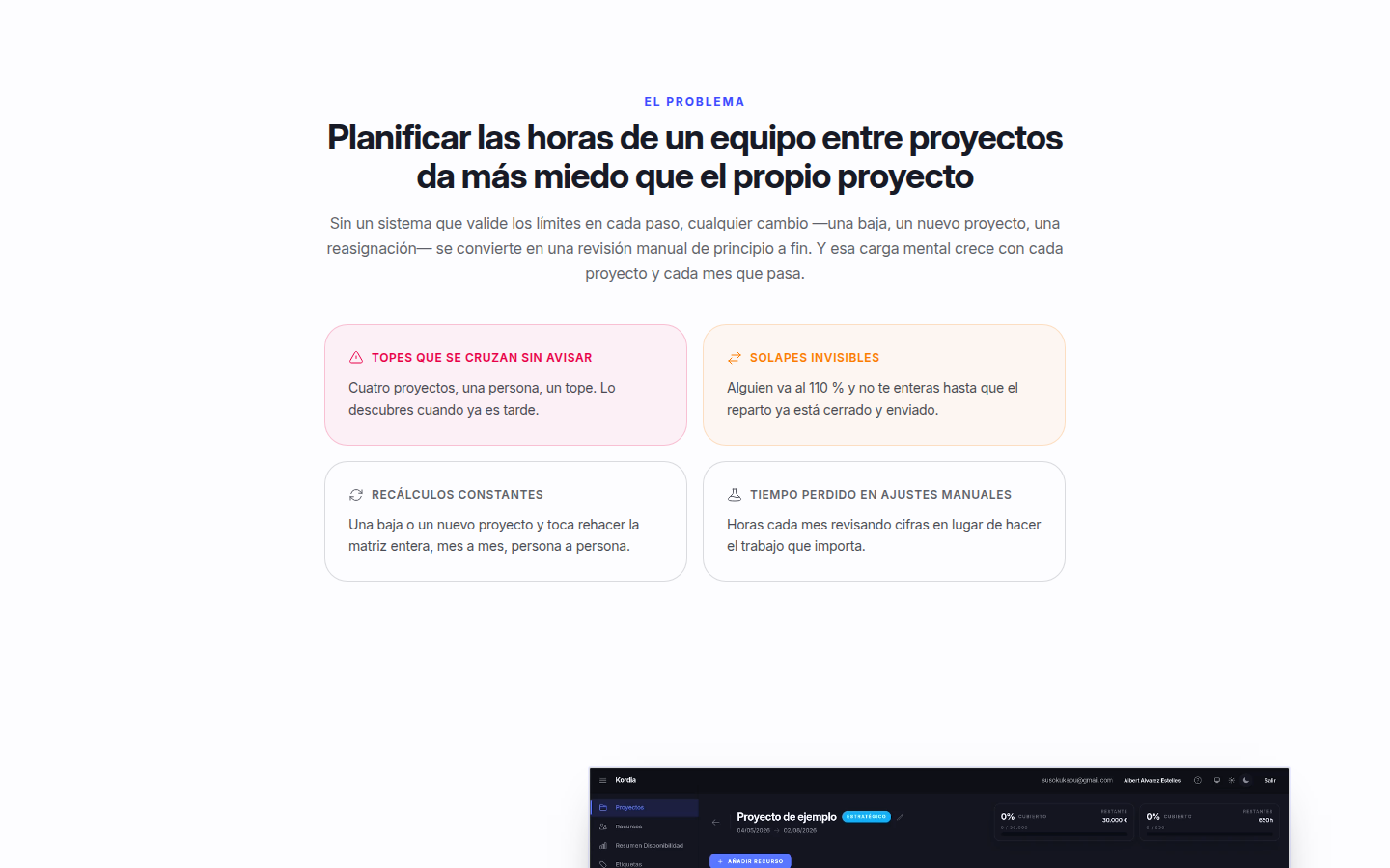 Página principal de Kordia